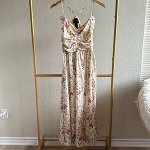 Jill Stuart Floral Yellow Dress Woman’s Size 4